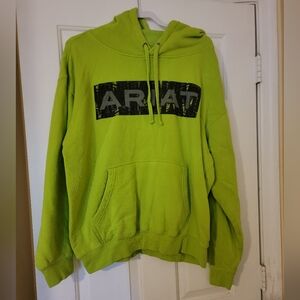 Ariat lime green hoodie
